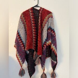 Knit cape